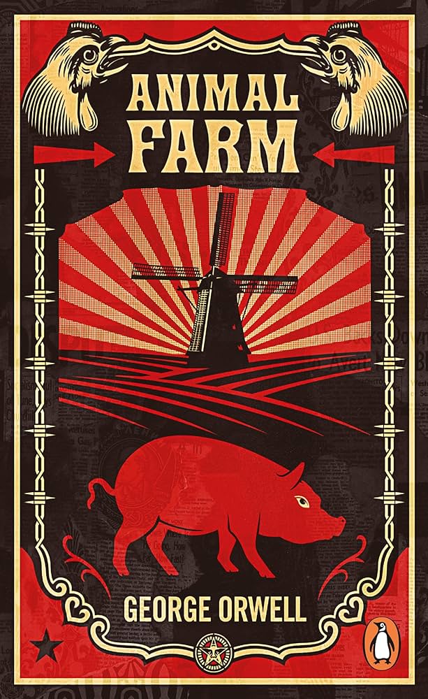 Book cover for Animal Farm