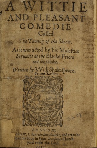 Book cover for Taming of the Shrew, The